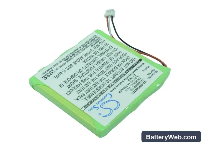 Bosch MS687 Replacement Battery, 3.6V, 750mAh, Ni-MH 2