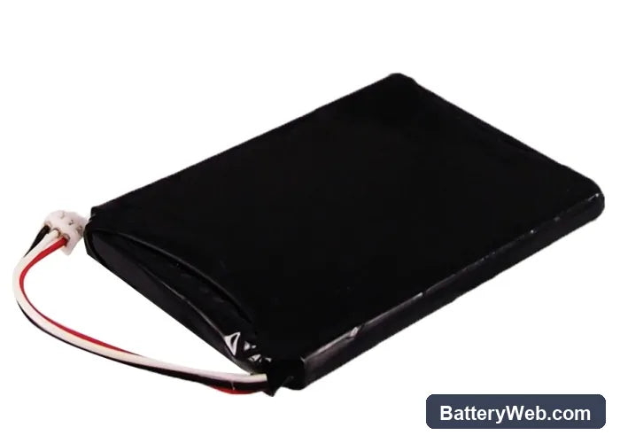 Blaupunkt TravelPilot 100 Replacement Battery, 3.7V, 800mAh, Li-ion 4