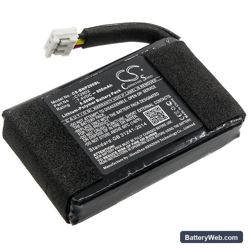 Bang & Olufsen BeoPlay P2 Replacement Battery, 7.4V, 900mAh, Li-Polymer 1