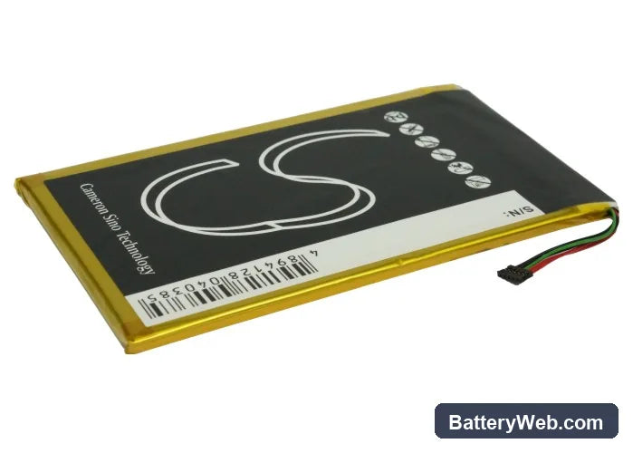 Barnes & Noble NOOK color Replacement Battery, 3.7V, 3200mAh, Li-Polymer 3