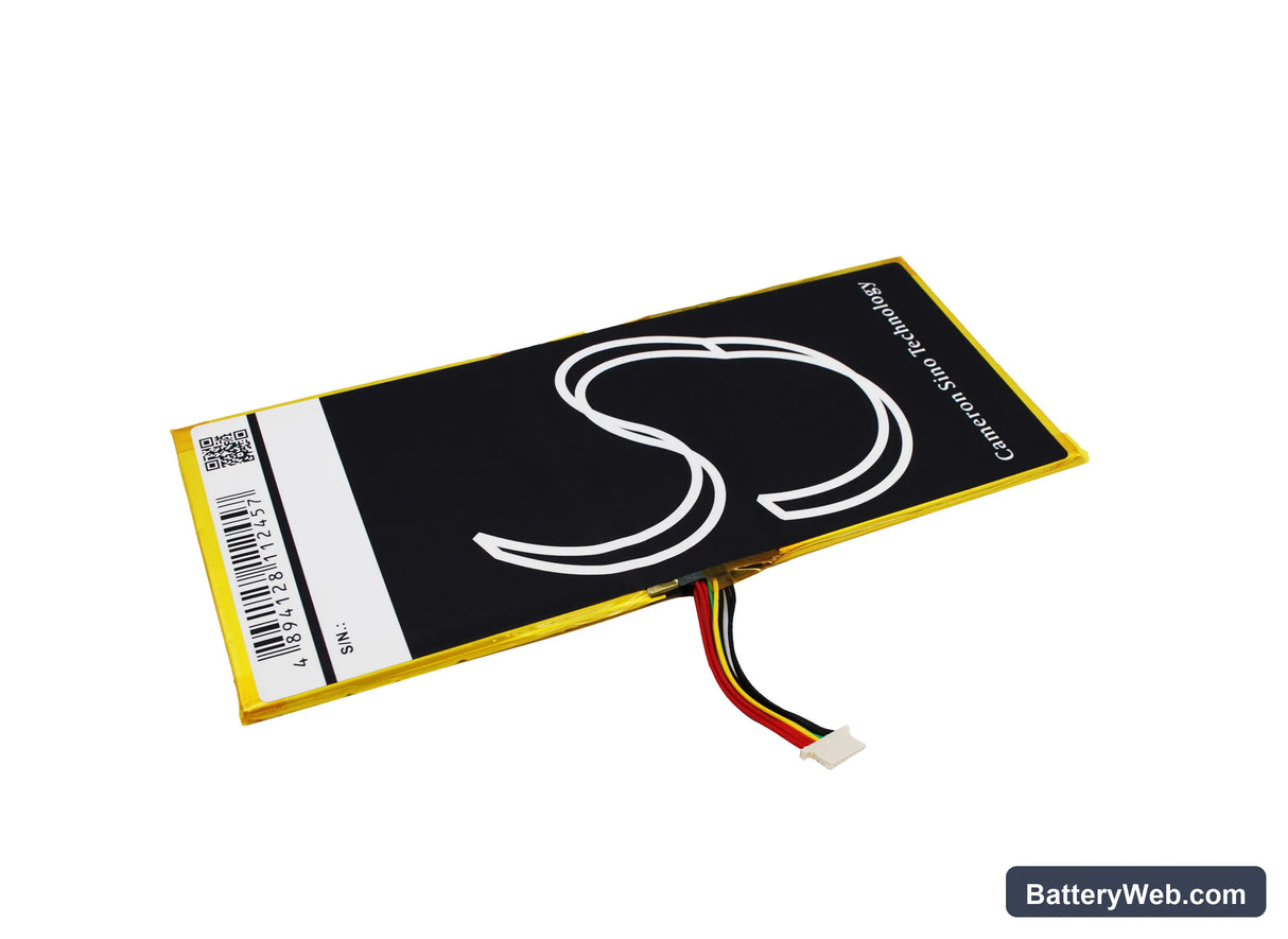 Barnes & Noble NOOK HD+9 Replacement Battery, 3.7V, 6000mAh, Li-Polymer 3