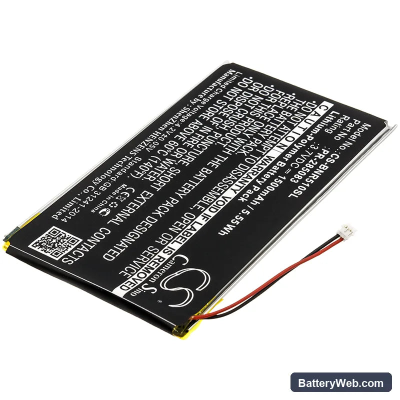 Pocketbook 631 Touch HD Replacement Battery, 3.7V, 1500mAh, Li-Polymer 2