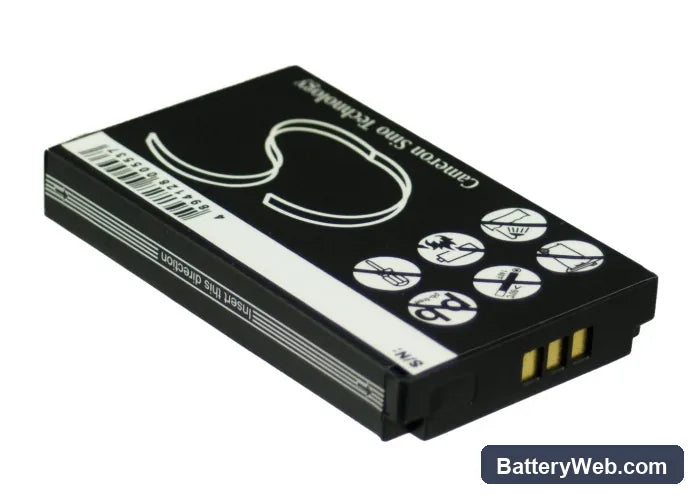 Kyocera U4R Replacement Battery, 3.7V, 1100mAh, Li-ion 1