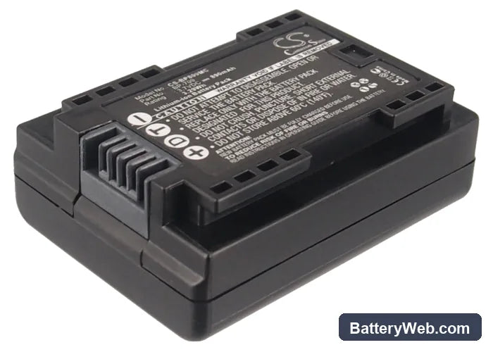 Canon VIXIA HF M52 Replacement Battery, 3.7V, 890mAh, Li-ion 1