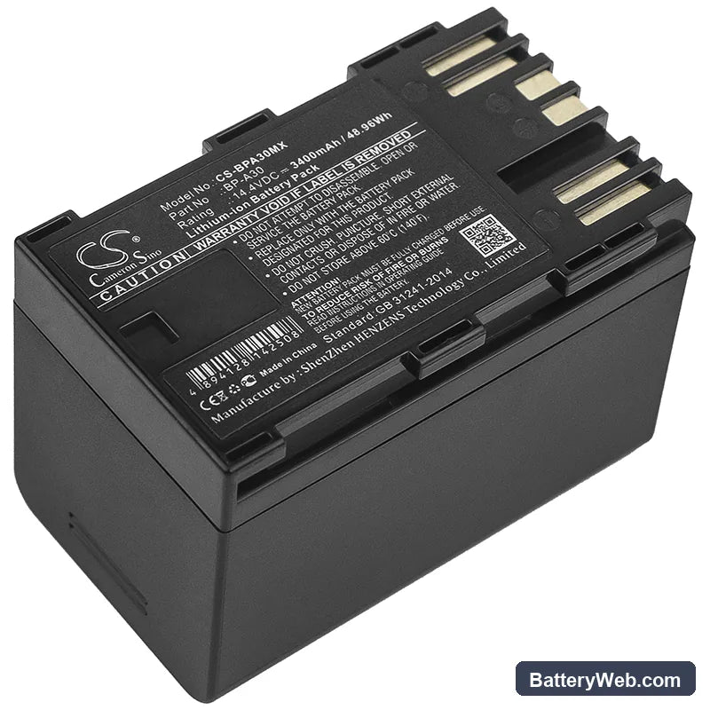 Canon CA-CP200L Replacement Battery, 14.4V, 3400mAh, Li-ion 1