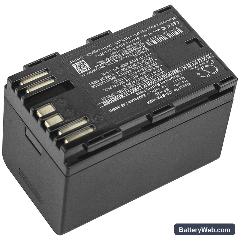 Canon CA-CP200L Replacement Battery, 14.4V, 3400mAh, Li-ion 2