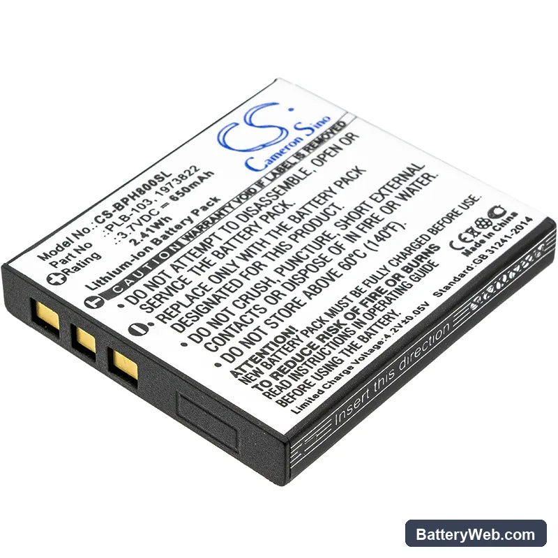 Bang & Olufsen BeoPlay H7 Replacement Battery, 3.7V, 650mAh, Li-ion 1