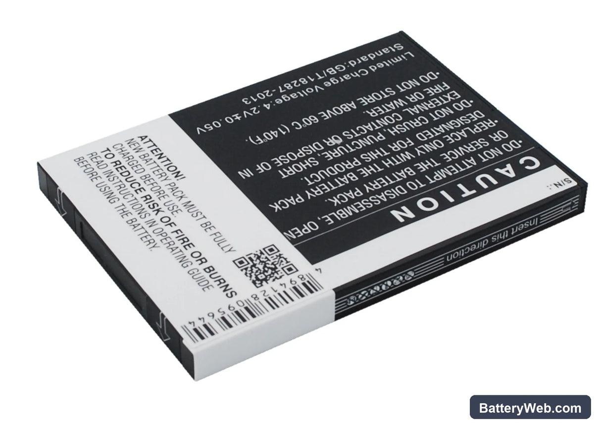 BandRich BandLuxe PR39 Replacement Battery, 3.7V, 2400mAh, Li-ion 5