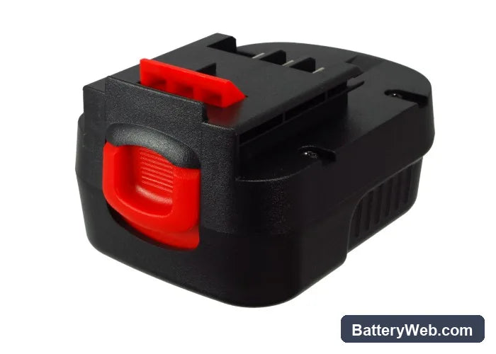 Black & Decker BD12PSK Replacement Battery, 12V, 1500mAh, Ni-MH 4