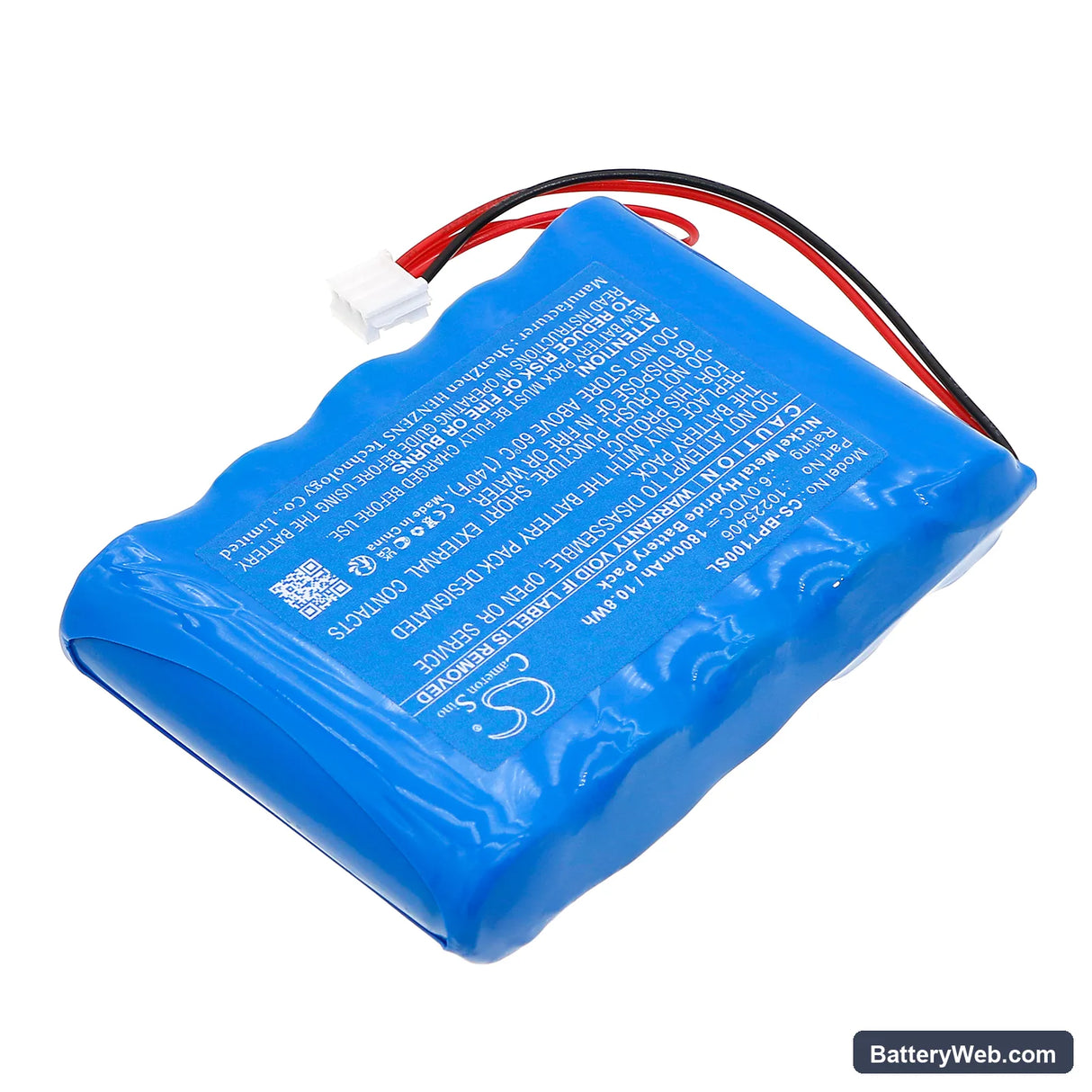 Benning Drucker PT1 Replacement Battery, 6V, 1800mAh, Ni-MH 2