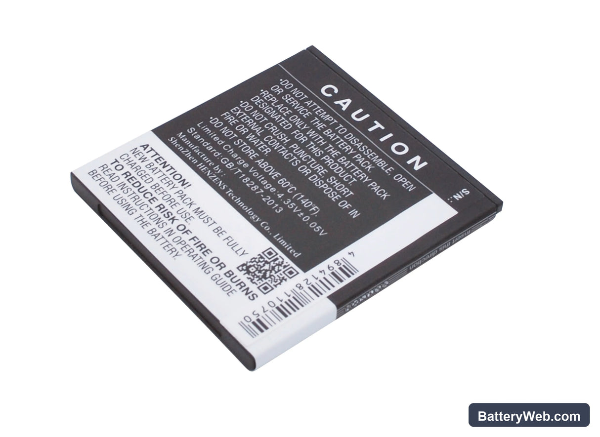 BQ Aquaris E4 Replacement Battery, 3.8V, 1700mAh, Li-Polymer 3