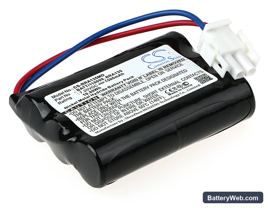 Braun Perfusor FT Replacement Battery, 7.2V, 1500mAh, Ni-MH 1