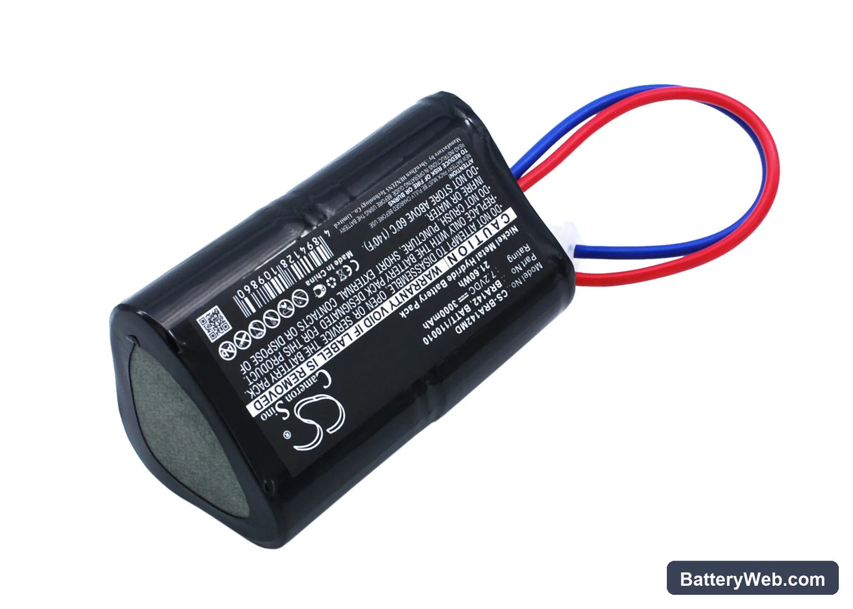 Braun Perfusor FT91 Replacement Battery, 7.2V, 3000mAh, Ni-MH 3