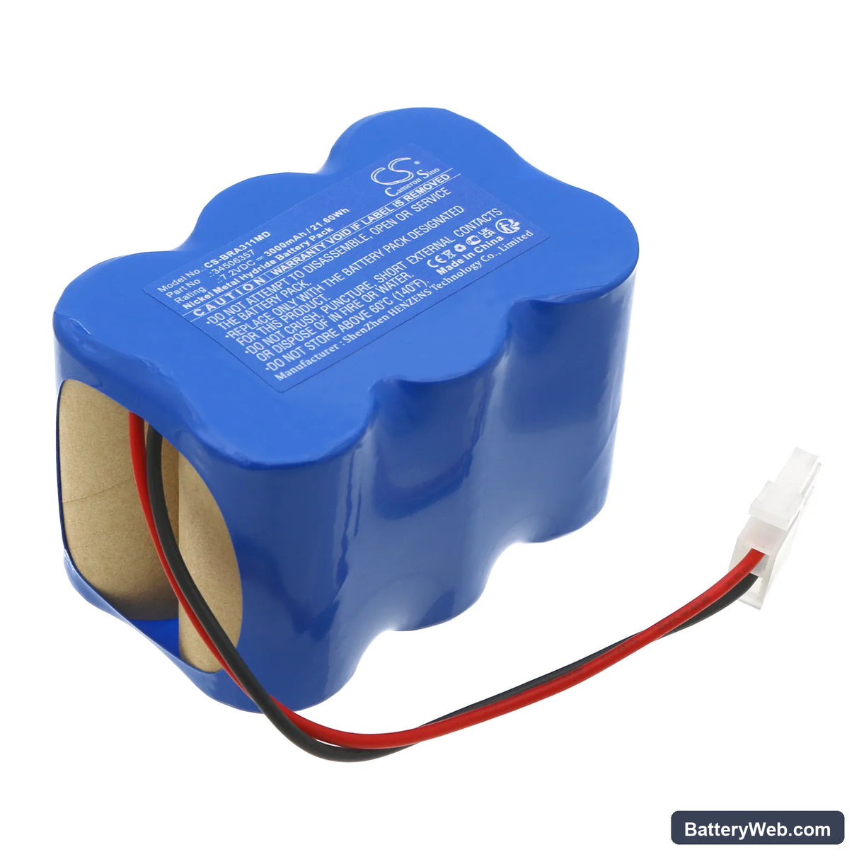 B.Braun Syringe Pump Perfusor FM Seringue D Replacement Battery, 7.2V, 3000mAh, Ni-MH 1