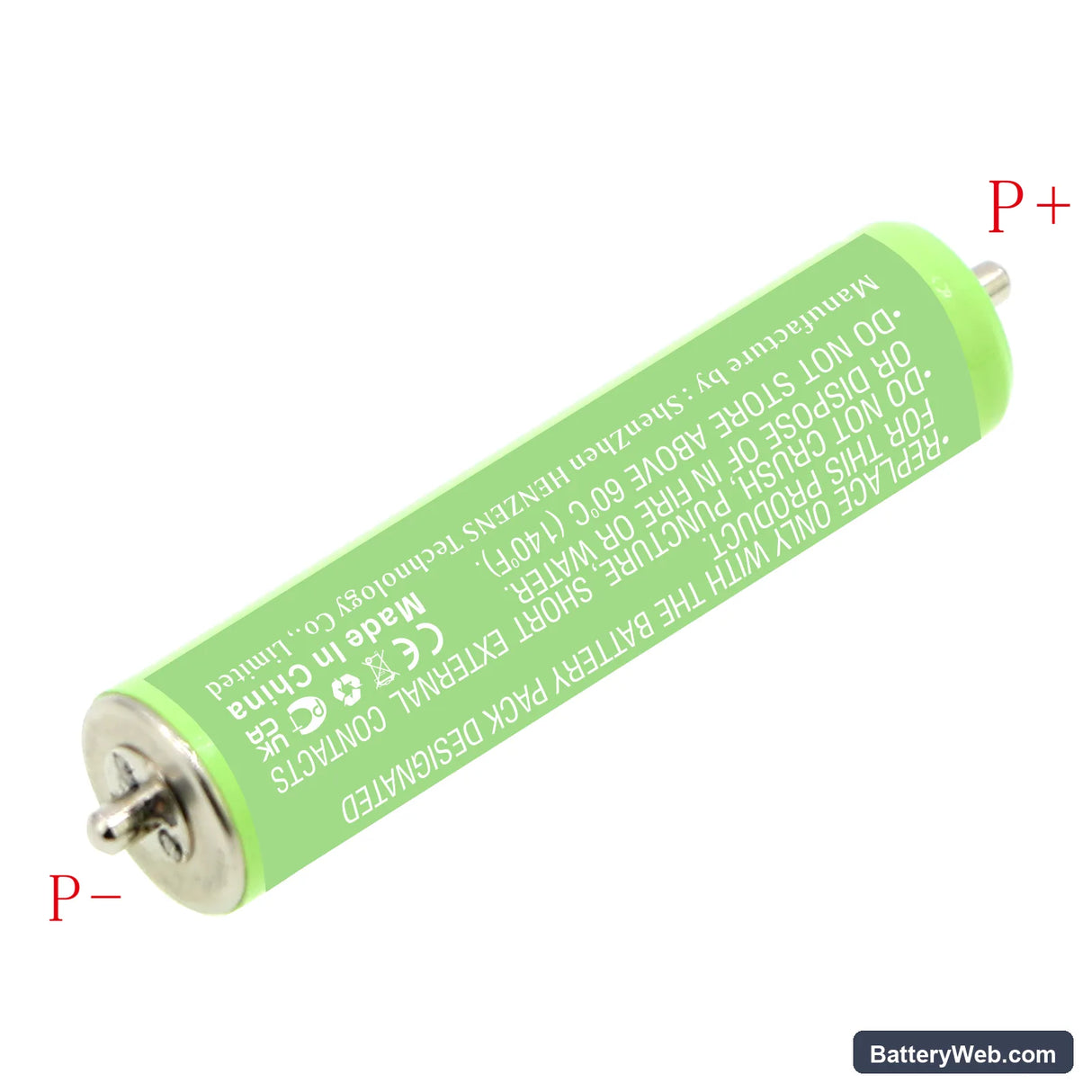Braun 10B Replacement Battery, 1.2V, 700mAh, Ni-MH 2