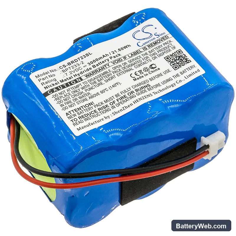 BIRDOG USB Plus Replacement Battery, 7.2V, 3000mAh, Ni-MH 1