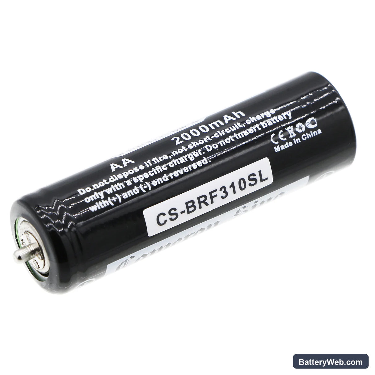 Panasonic ER160 Replacement Battery, 1.2V, 2000mAh, Ni-MH 1