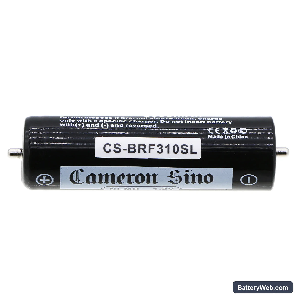 Panasonic ER160 Replacement Battery, 1.2V, 2000mAh, Ni-MH 3