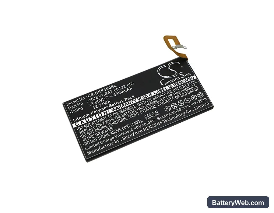 BlackBerry Priv Replacement Battery, 3.85V, 3300mAh, Li-Polymer 1