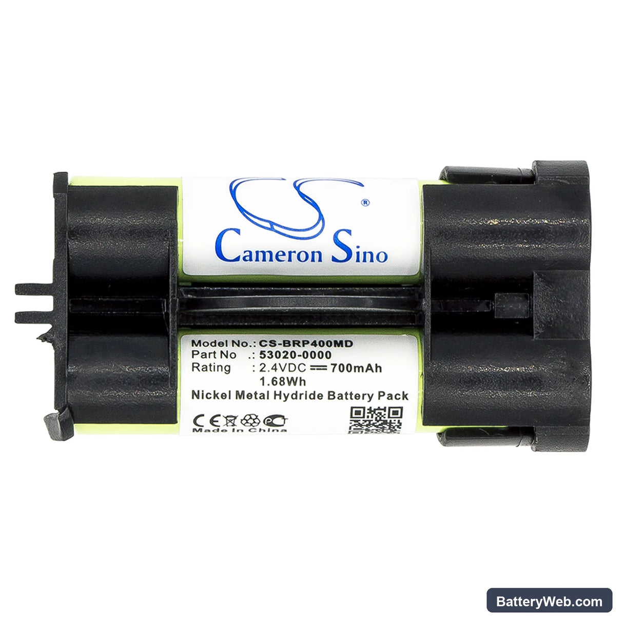 Welch-Allyn ThermoScan Pro 4000 Replacement Battery, 2.4V, 700mAh, Ni-MH 3