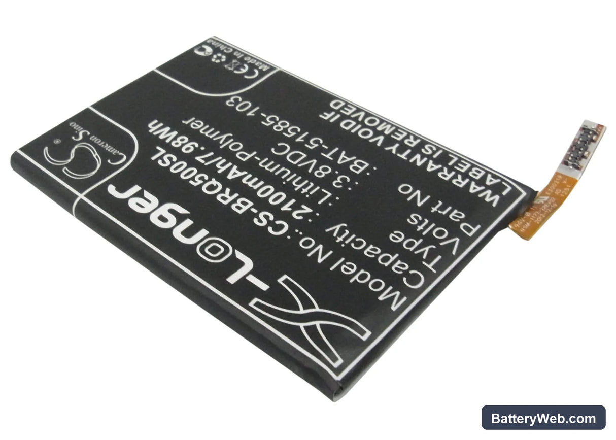 BlackBerry Q5 Replacement Battery, 3.8V, 2100mAh, Li-Polymer 2