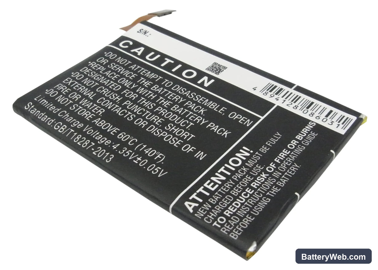 BlackBerry Q5 Replacement Battery, 3.8V, 2100mAh, Li-Polymer 4