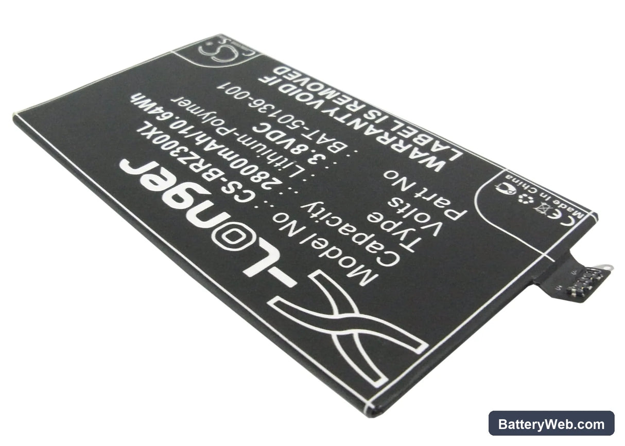 BlackBerry Z30 Replacement Battery, 3.8V, 2800mAh, Li-Polymer 2