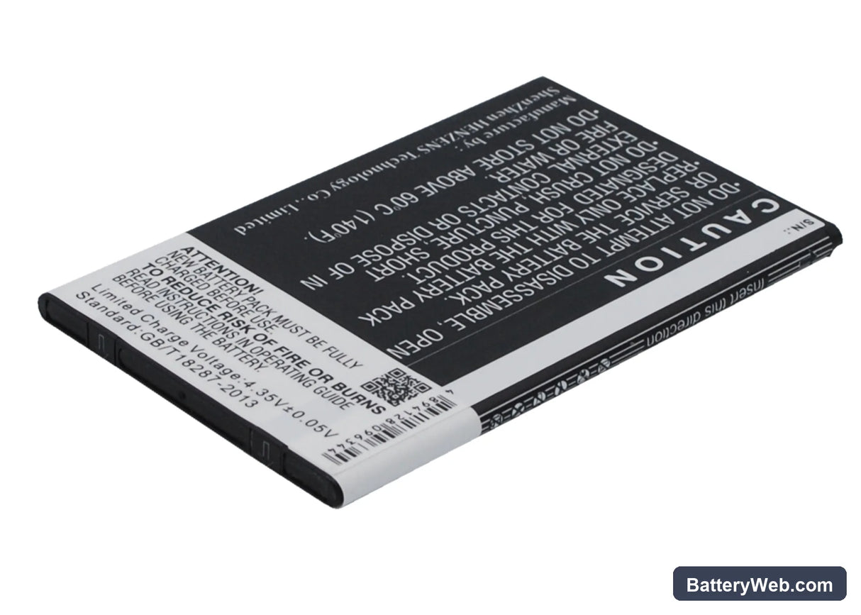 BlackBerry Z5 Replacement Battery, 3.8V, 2100mAh, Li-ion 4