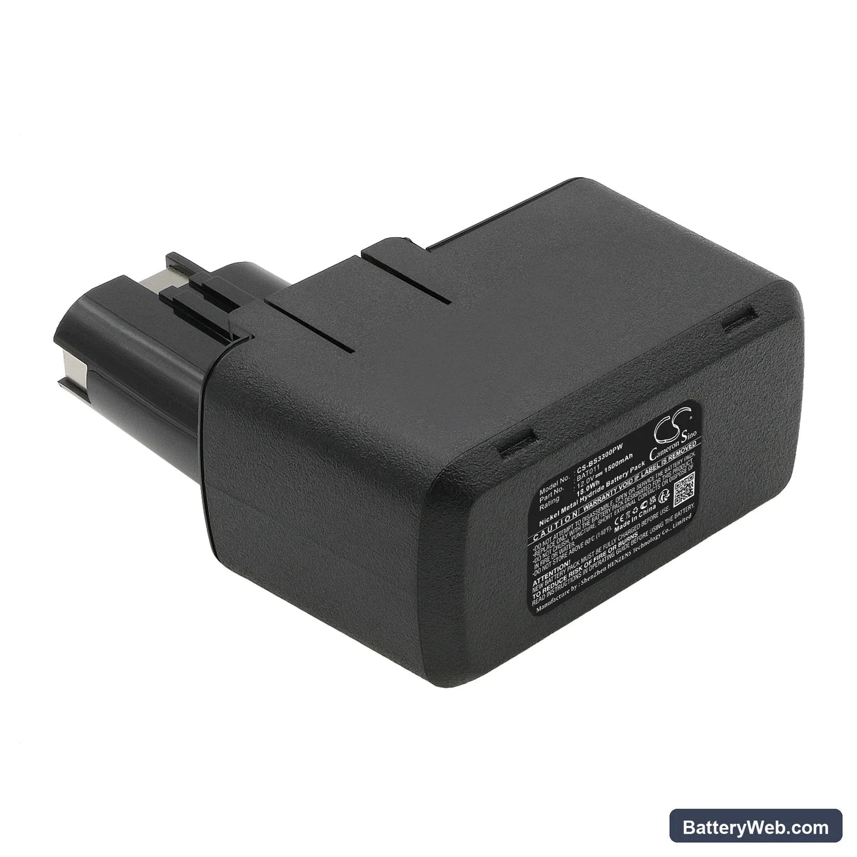 Skil 3300K Replacement Battery, 12V, 1500mAh, Ni-MH 1