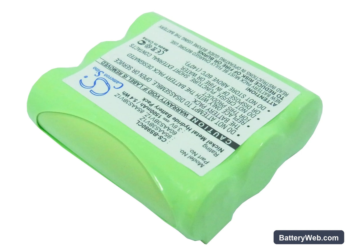 GP 60AAS3BV1Z Replacement Battery, 3.6V, 1500mAh, Ni-MH 2