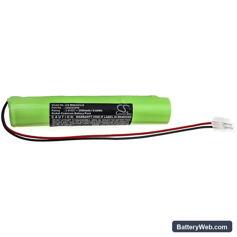 BAES OVA TD210331 Replacement Battery, 3.6V, 2500mAh, Ni-CD 3