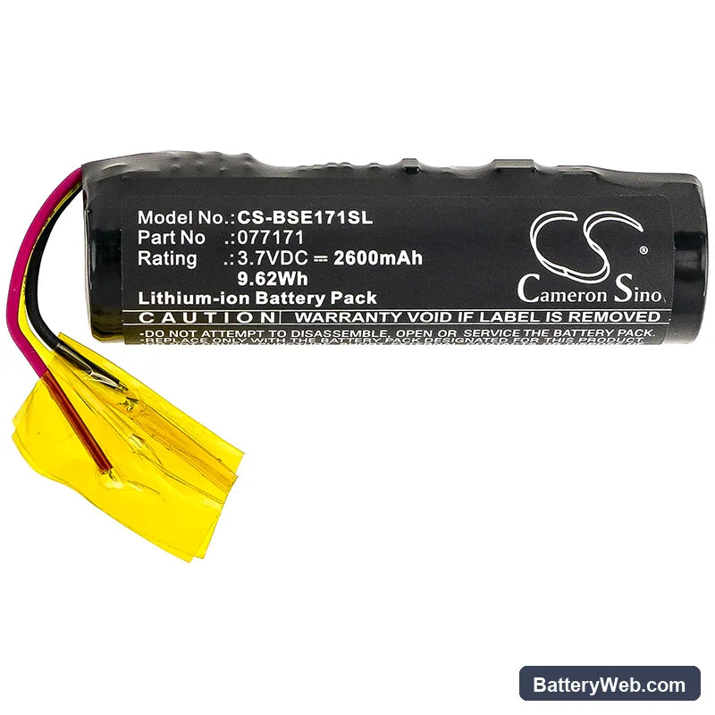 Bose SoundLink Micro Replacement Battery, 3.7V, 2600mAh, Li-ion 3