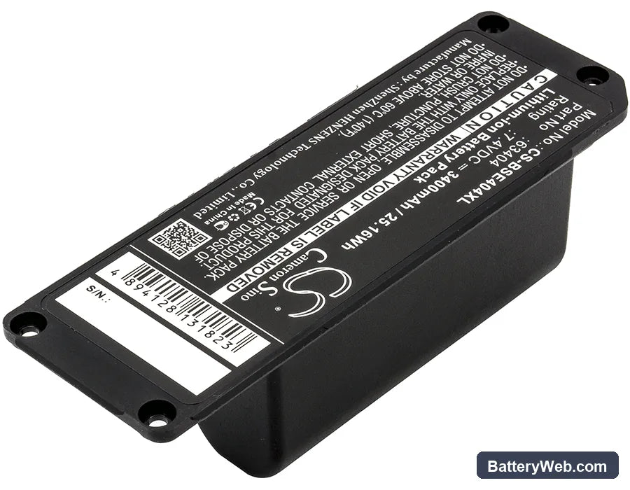 Bose Soundlink Mini Replacement Battery, 7.4V, 3400mAh, Li-ion 2