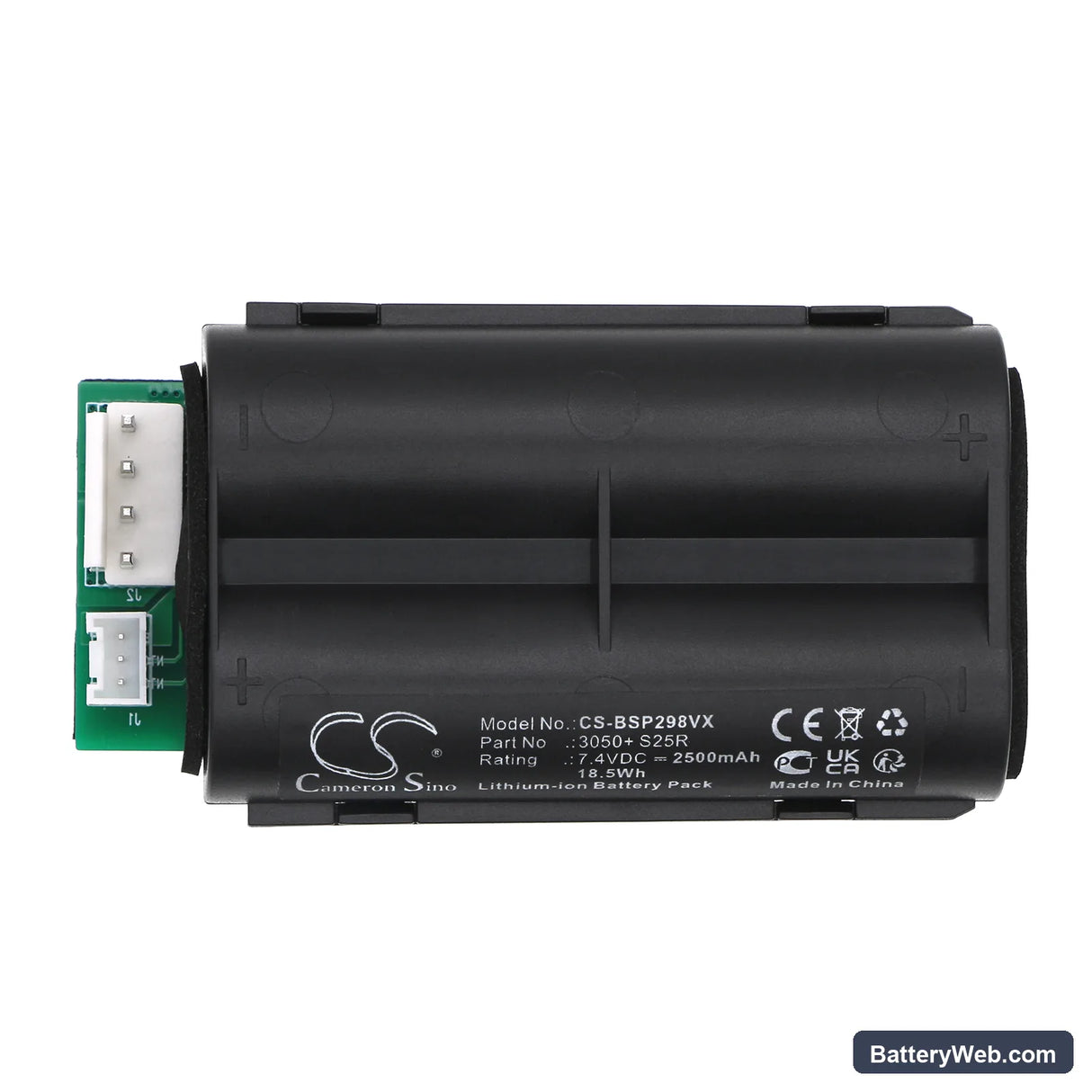 Bissell 2992+ Replacement Battery, 7.4V, 2500mAh, Li-ion 5