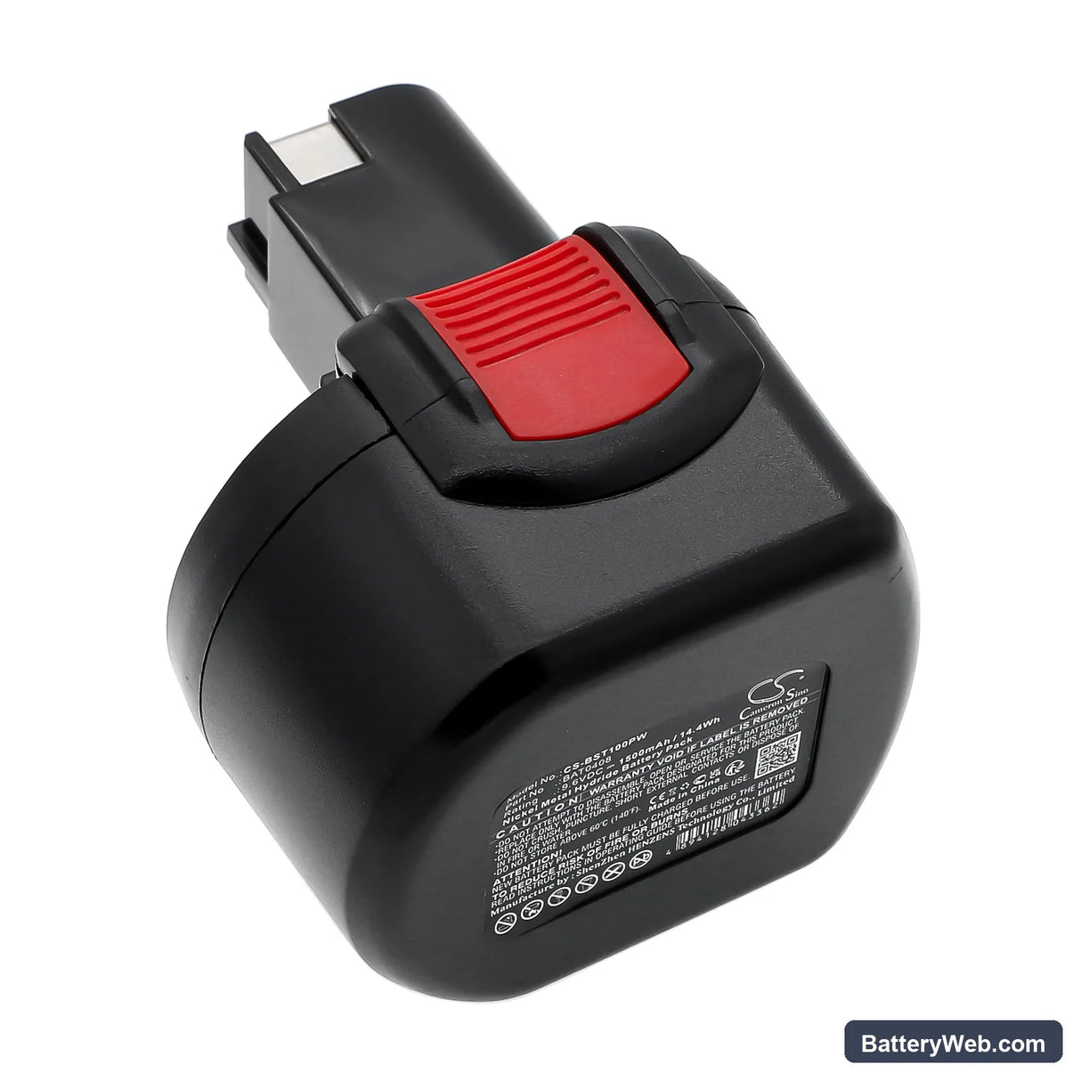 Bosch GSR 9.6-1 Replacement Battery, 9.6V, 1500mAh, Ni-MH 3