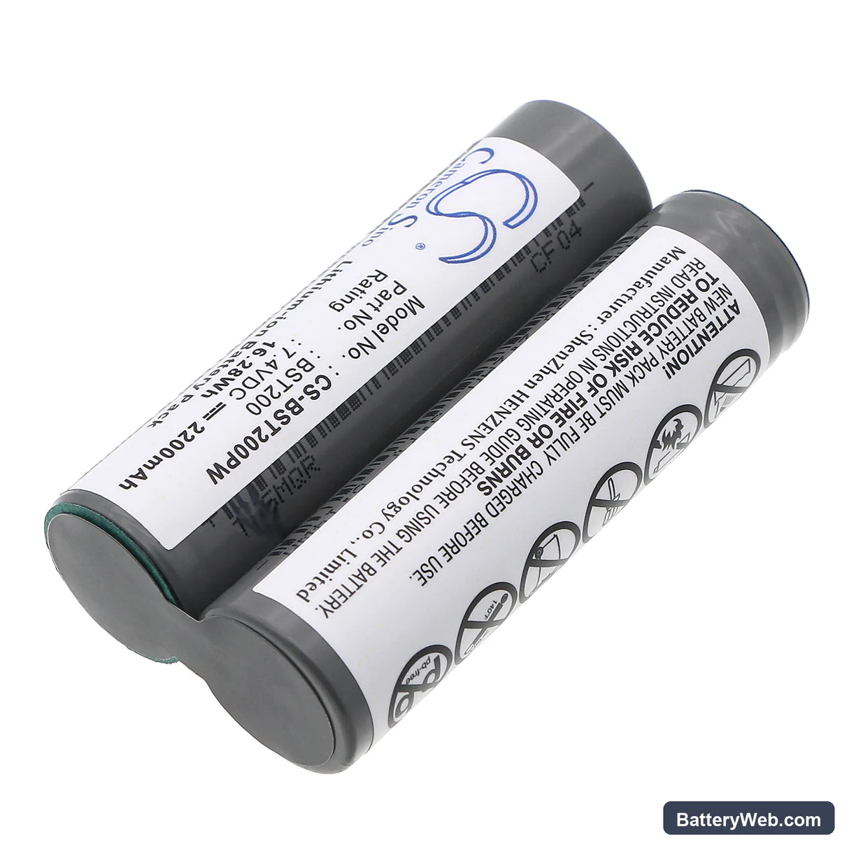Einhell BG-CG 7.2 Replacement Battery, 7.4V, 2200mAh, Li-ion 2