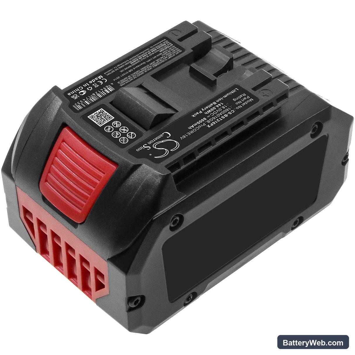 Bosch GDS 18V Replacement Battery, 18V, 8000mAh, Li-ion 1