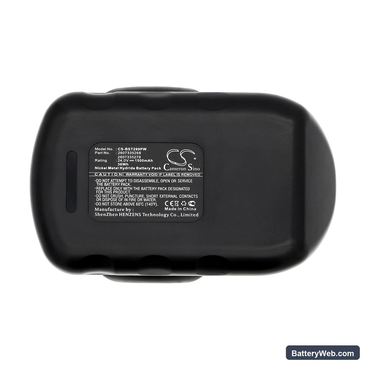 Bosch 11524 Replacement Battery, 24V, 1500mAh, Ni-MH 5
