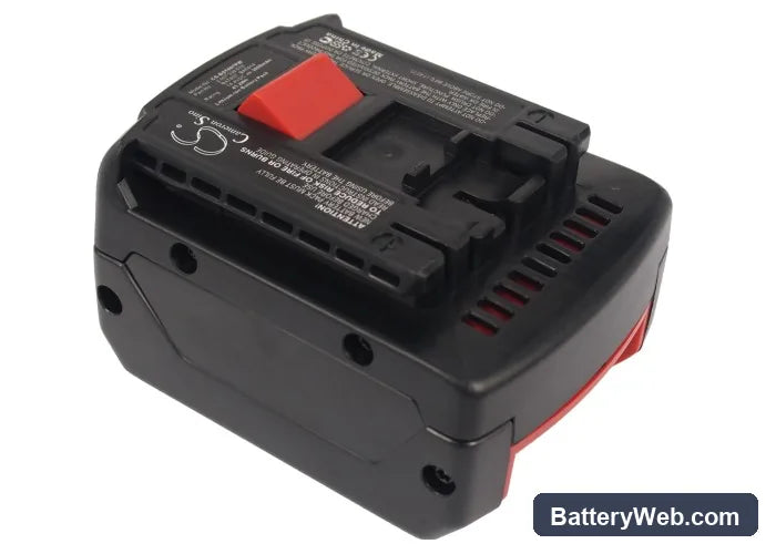 Bosch DDB180-02 Replacement Battery, 14.4V, 3000mAh, Li-ion 1