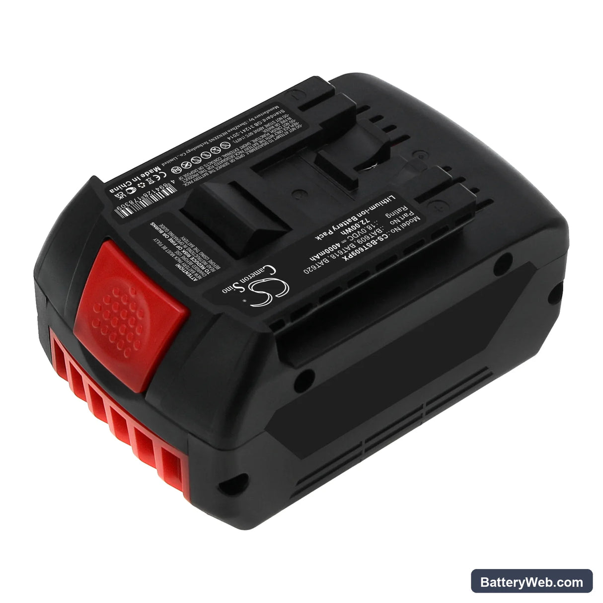 Bosch GWS 18 V-LI Replacement Battery, 18V, 4000mAh, Li-ion 2
