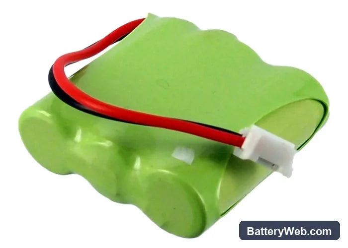 Doro 8075 Replacement Battery, 3.6V, 300mAh, Ni-MH 3