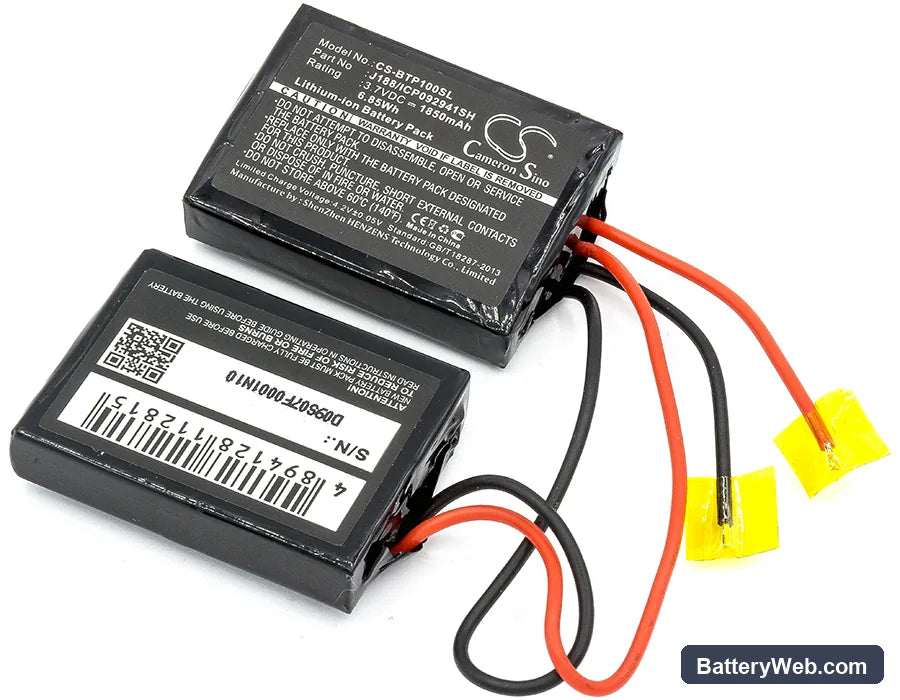 Beats Pill 1.0 Replacement Battery, 3.7V, 1850mAh, Li-ion 1