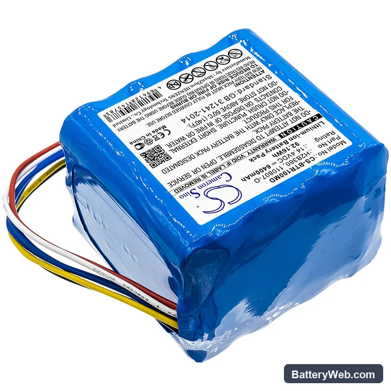 Bellavista 1000 Replacement Battery, 14.4V, 6400mAh, Li-ion 2