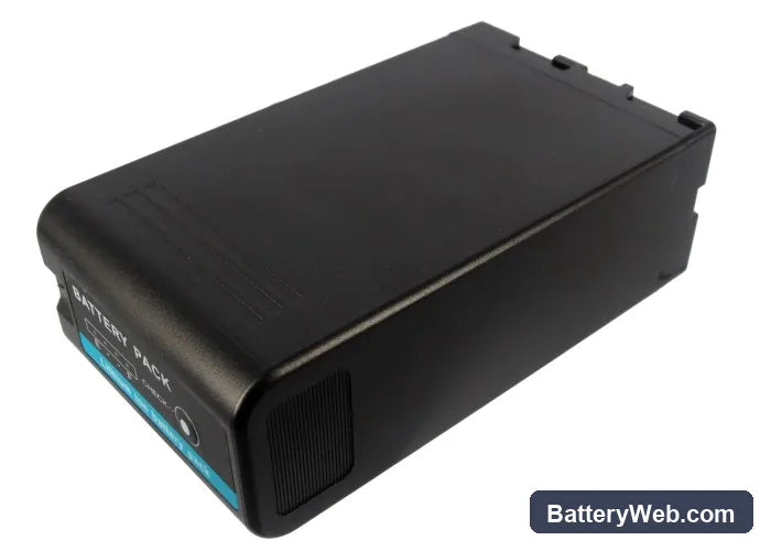 Sony PMW-EX1 Replacement Battery, 14.4V, 7800mAh, Li-ion 2