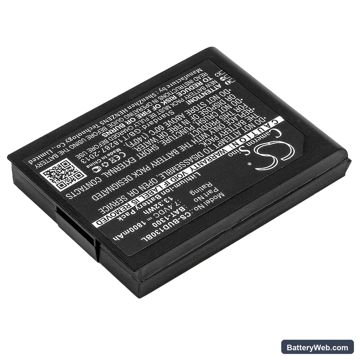 BlueBird Pidion BIP-1300 Replacement Battery, 7.4V, 1800mAh, Li-ion 2