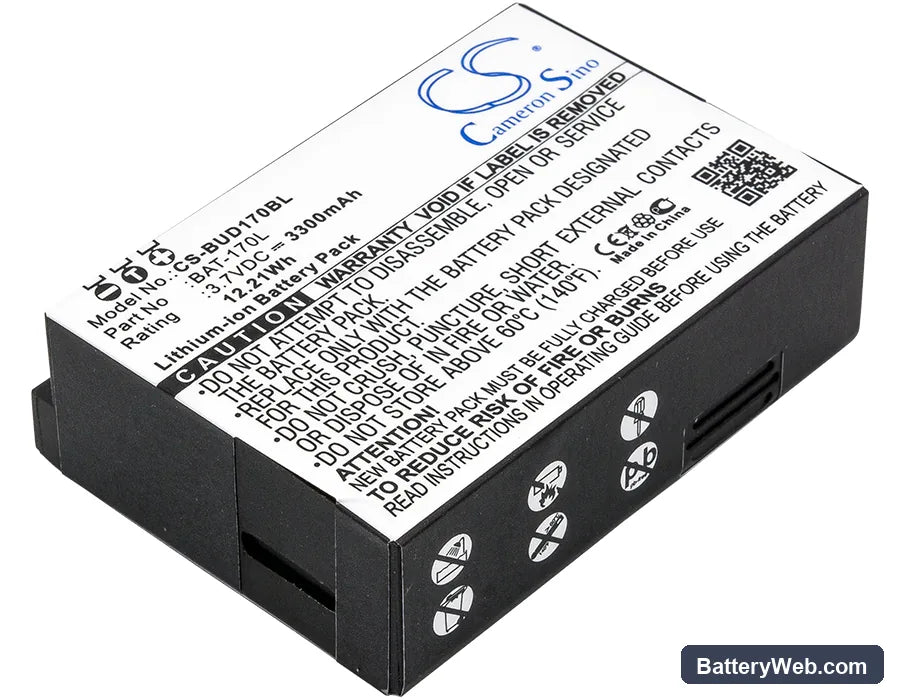 BlueBird Pidion BM-170 Replacement Battery, 3.7V, 3300mAh, Li-ion 1