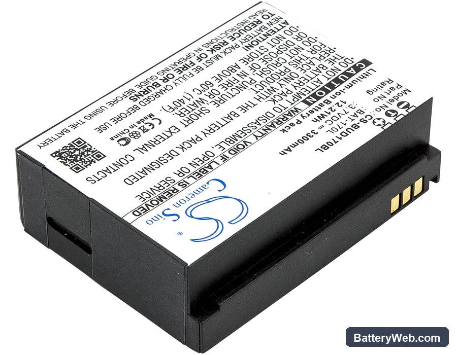 BlueBird Pidion BM-170 Replacement Battery, 3.7V, 3300mAh, Li-ion 2