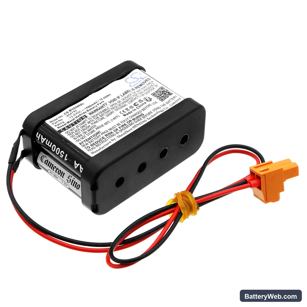 Besam folgende Gerate PSMB-5 Replacement Battery, 12V, 1500mAh, Ni-MH 1
