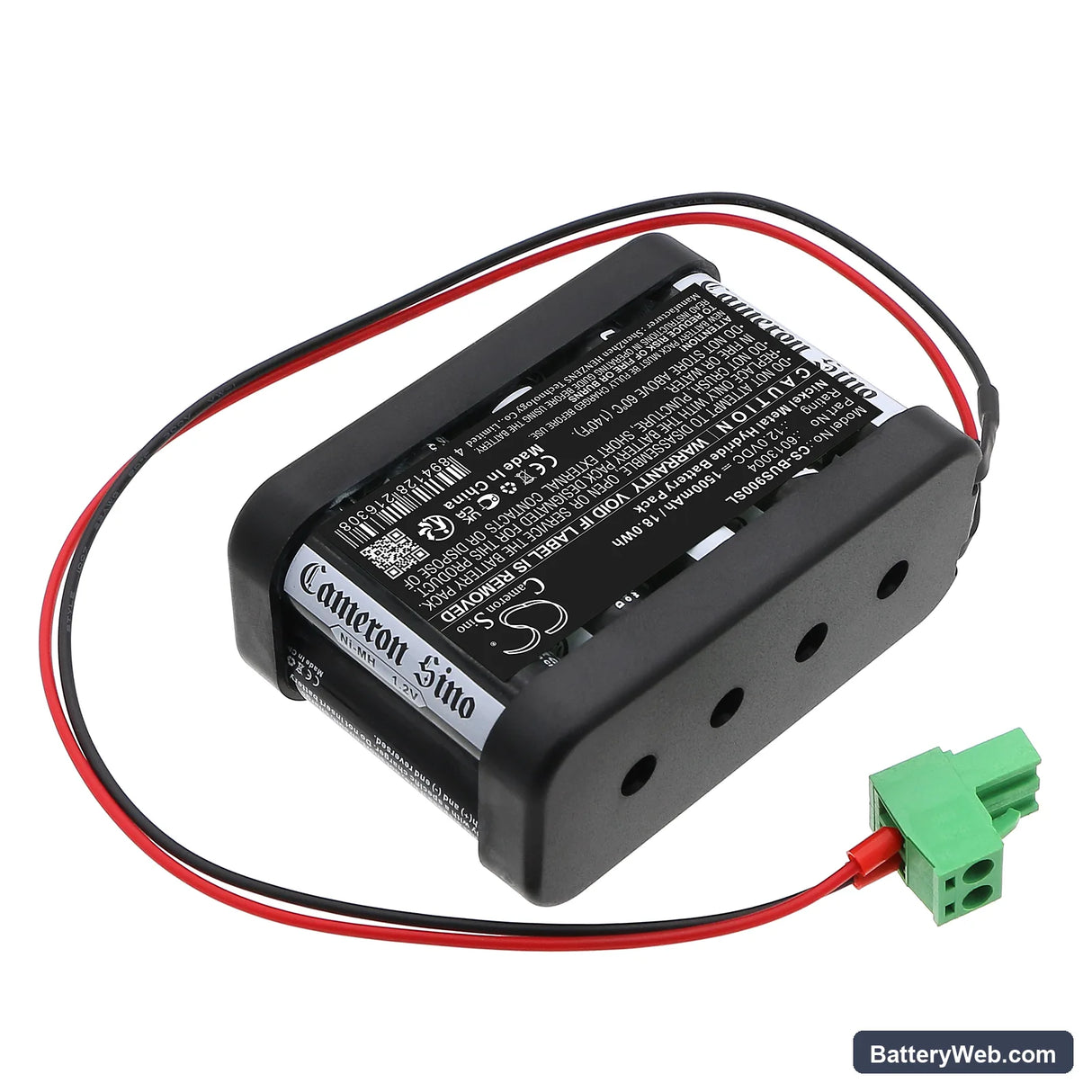 Besam Cud 9 EMD Replacement Battery, 12V, 1500mAh, Ni-MH 2