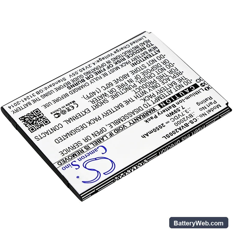 BlackView BV2000 Replacement Battery, 3.7V, 2050mAh, Li-ion 2